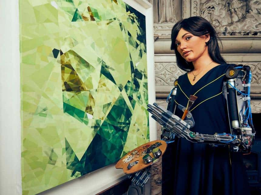 20190603085230_860_645 Robô artista de Oxford faz exposição de obras
