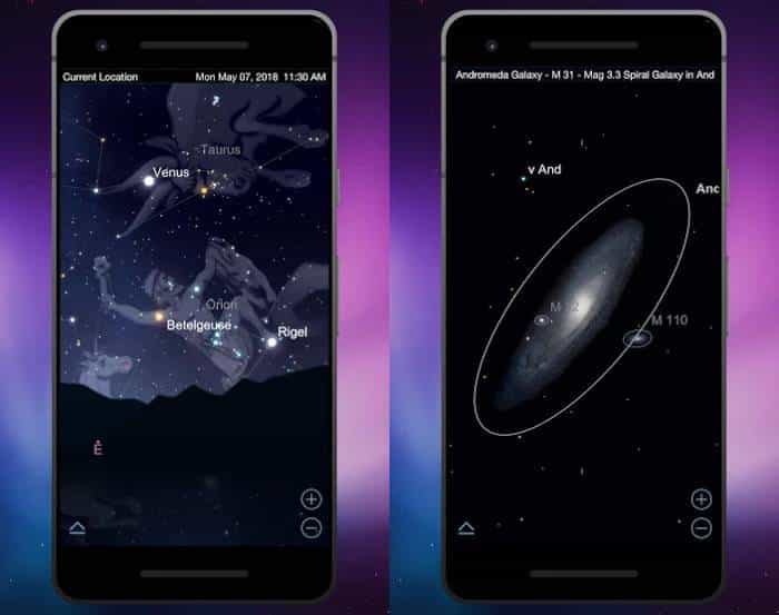Apps como o Sky Safari são essenciais para acompanhar nosso calendário astronômico