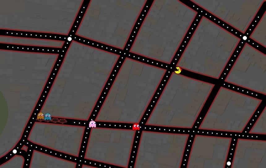 Desvendamos os enigmas: encontre o Pac-Man do Google Maps no celular