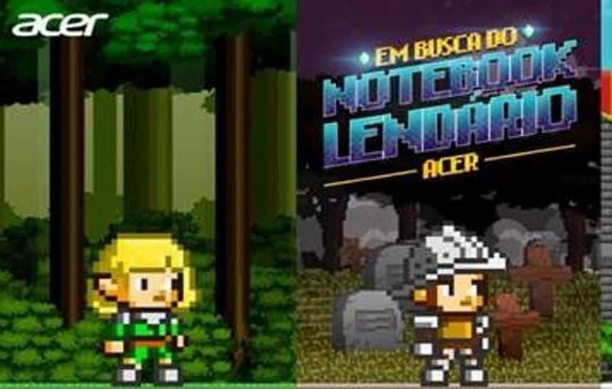 Jogo retrô pode dar descontos de até R$ 200 em computadores da Acer