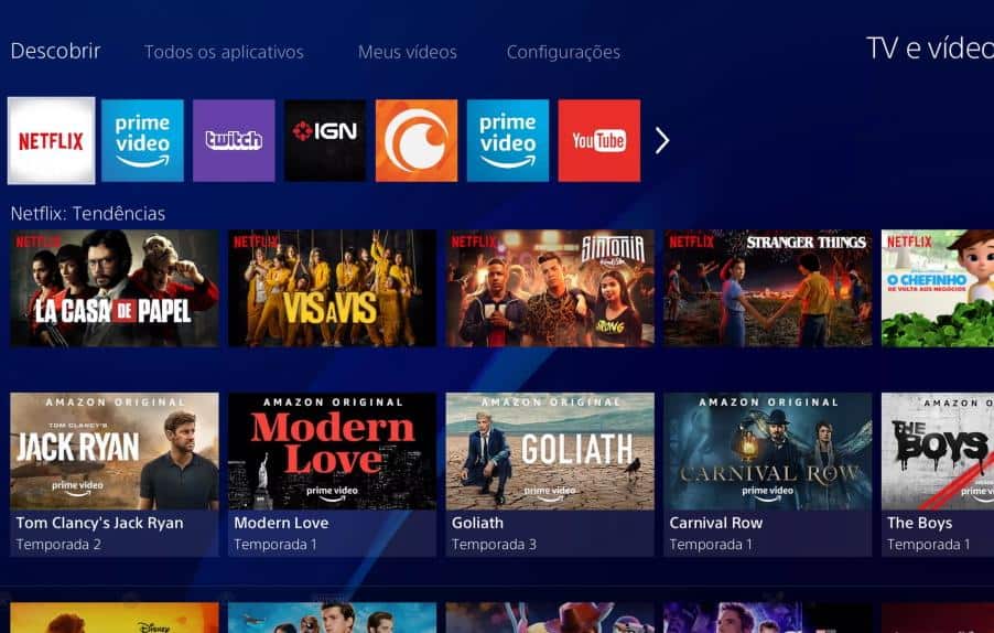 prime video playstation 4