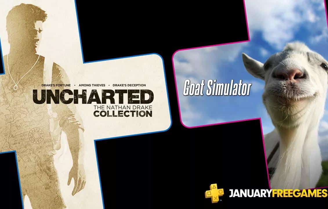 'Uncharted' e 'Goat Simulator': os jogos gratuitos de janeiro no PS4