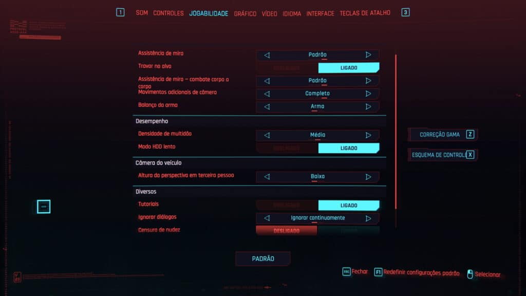 Modo HDD - Cyberpunk