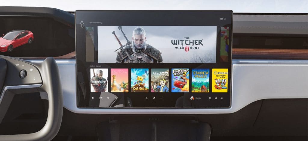 Nova tela interativa dos modelos S e X Nova tela interativa dos modelos S e X