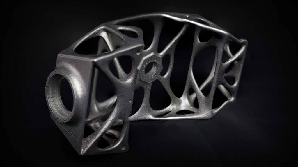 Peça de impressão 3D fabricada pela Burloak