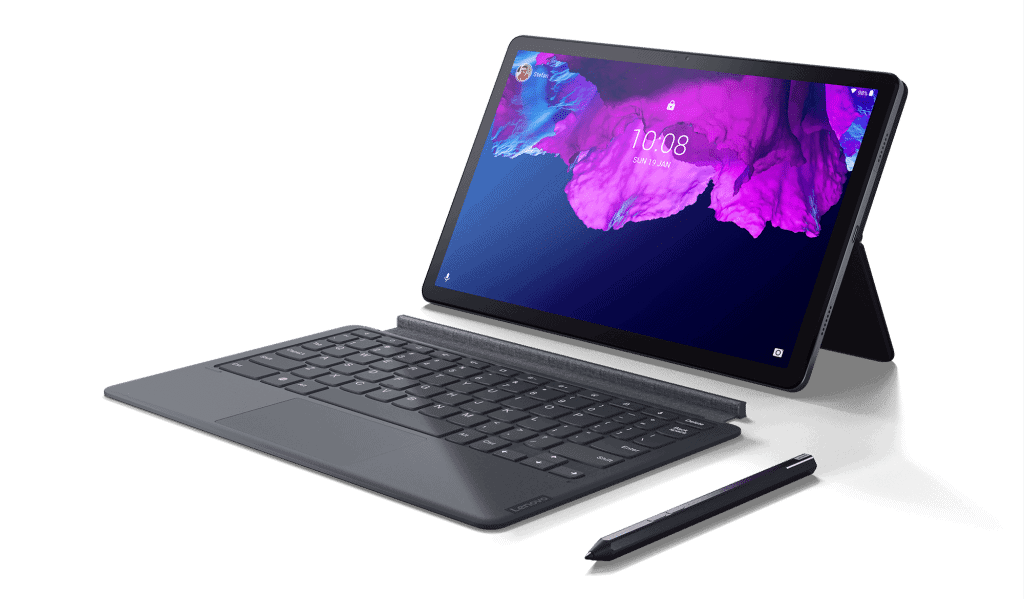Lenovo-Tab-P11_Laptop_Detached_Mode_with-Pen_Slate-Grey-e1609787563850-1024x599-1 Lenovo lança versão de Chromebook com Android e notebook 5G