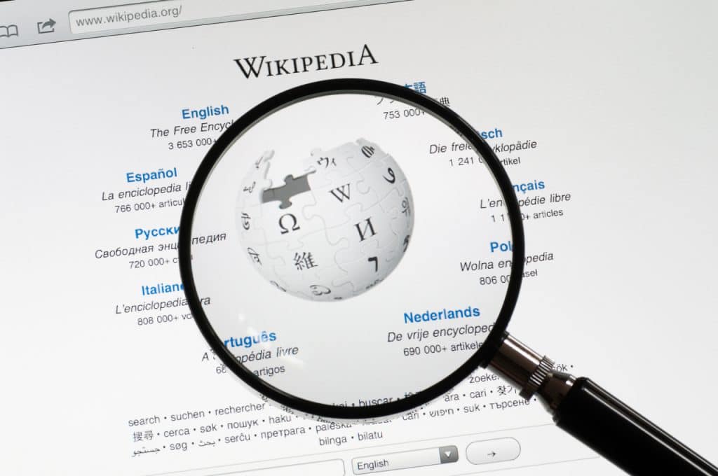 Website do Wikipédia