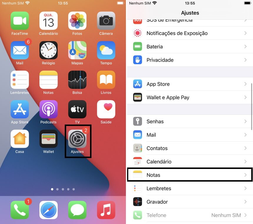 passo1-23 Como proteger notas com senha no iOS