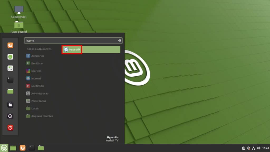 Como assistir a canais de TV aberta no Linux Mint - Passo 2