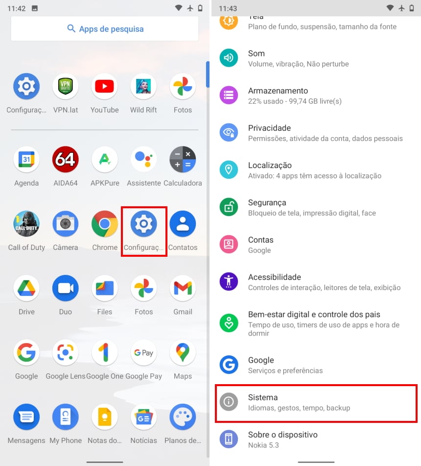 Como definir o nível dos aplicativos em espera no Android - Passo 3