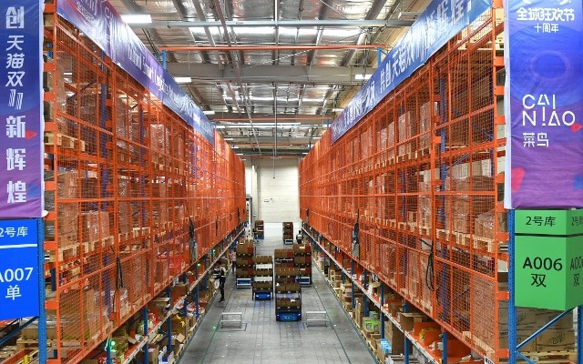 centro distribuição Alibaba