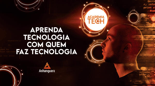 imagem promocional da academia tech da faculdade anhanguera