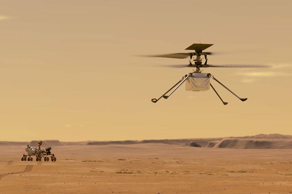 Ingenuity_NASA2 Ingenuity: drone da Nasa envia primeiro relatório após pousar em Marte