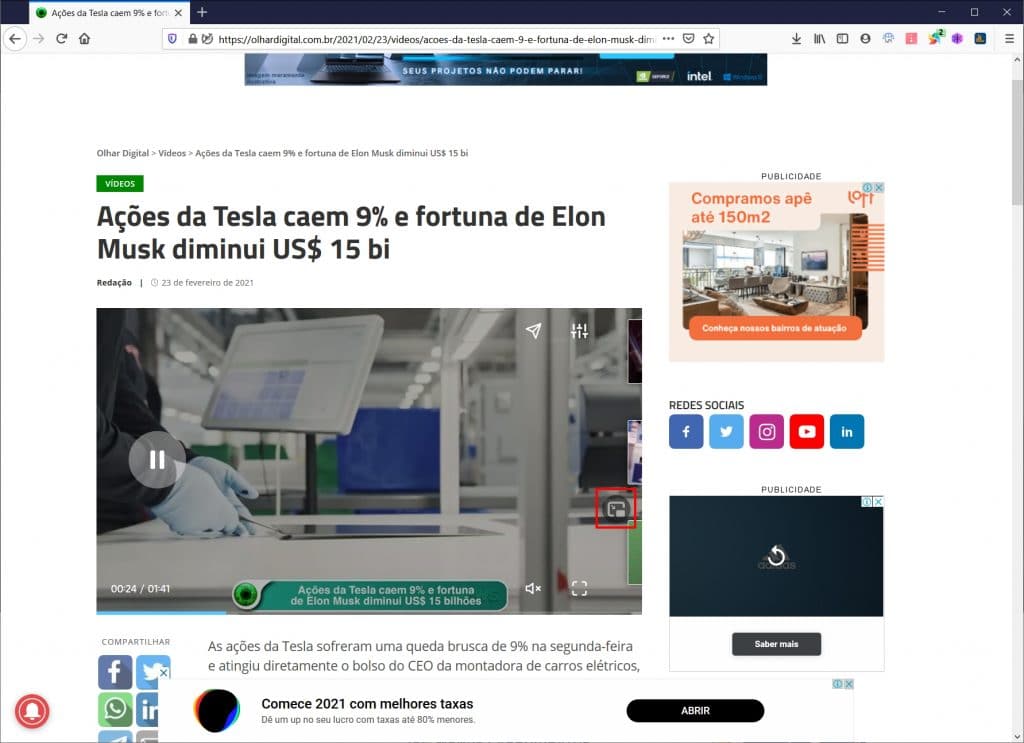 PiP - Firefox 86