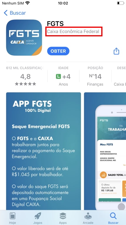 Aplicativo oficial