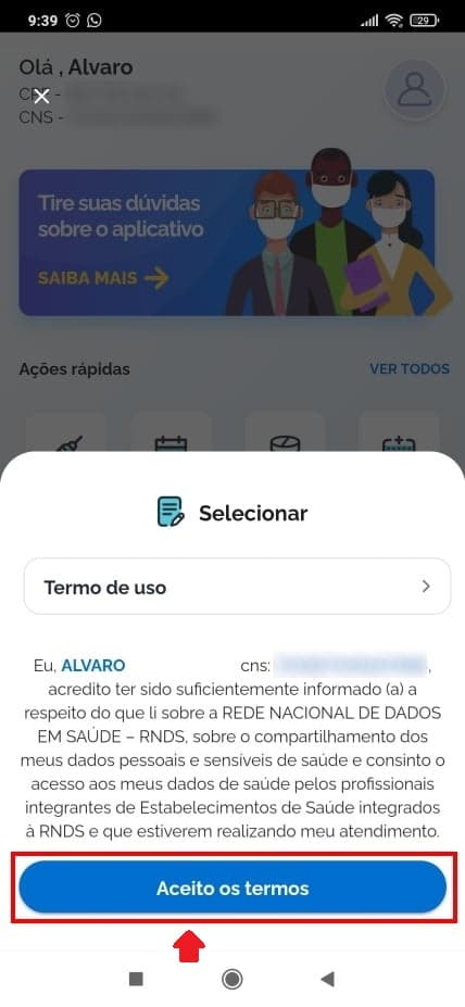 Como emitir certificado de vacina no Conecte SUS pelo celular