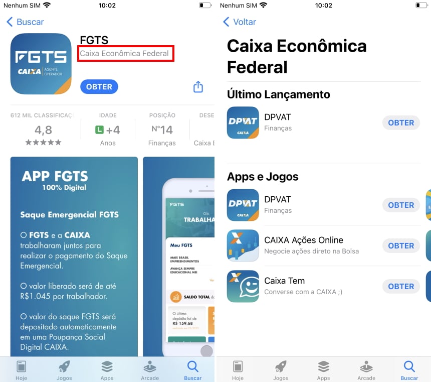 Outros apps do desenvolvedor - iPhone