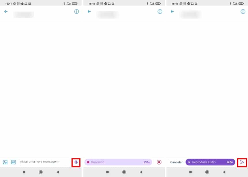 Como mandar mensagens de áudio no Twitter - Passo 4