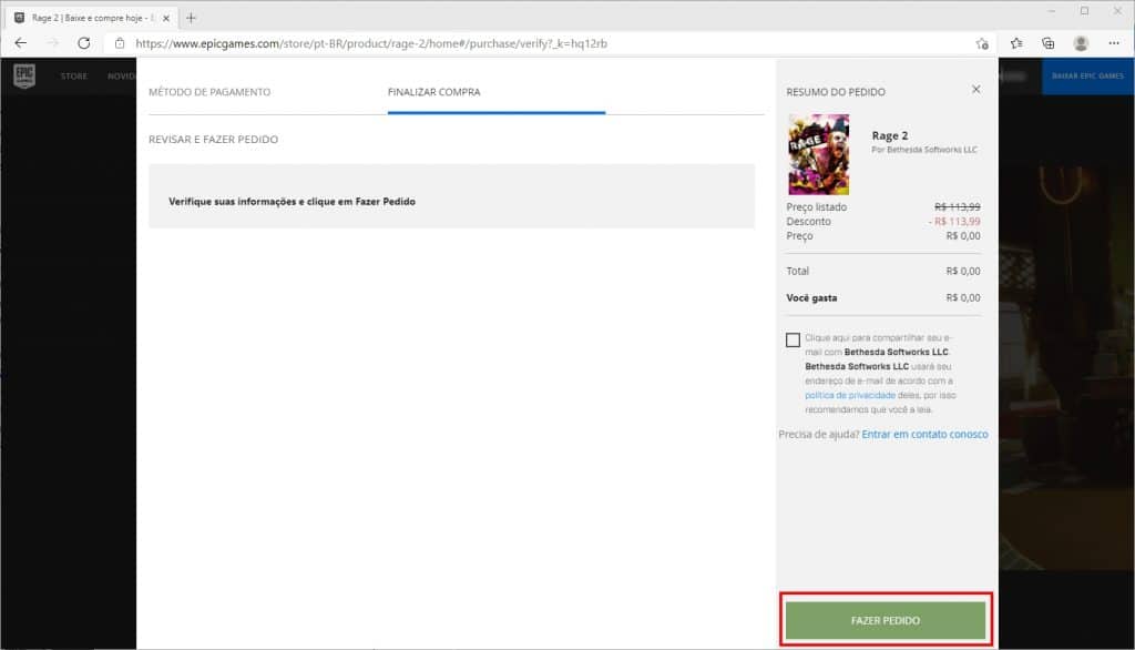 Como baixar “Rage 2” de graça no PC - Passo 5
