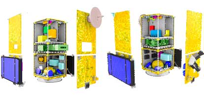Módulos do Amazônia 1, primeiro satélite 100% brasileiro