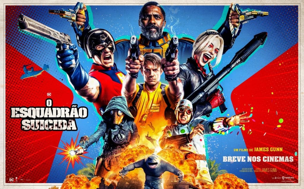 Cartaz de 'O Esquadrão Suicida'. Imagem: Warner Bros. Pictures/DC Comics