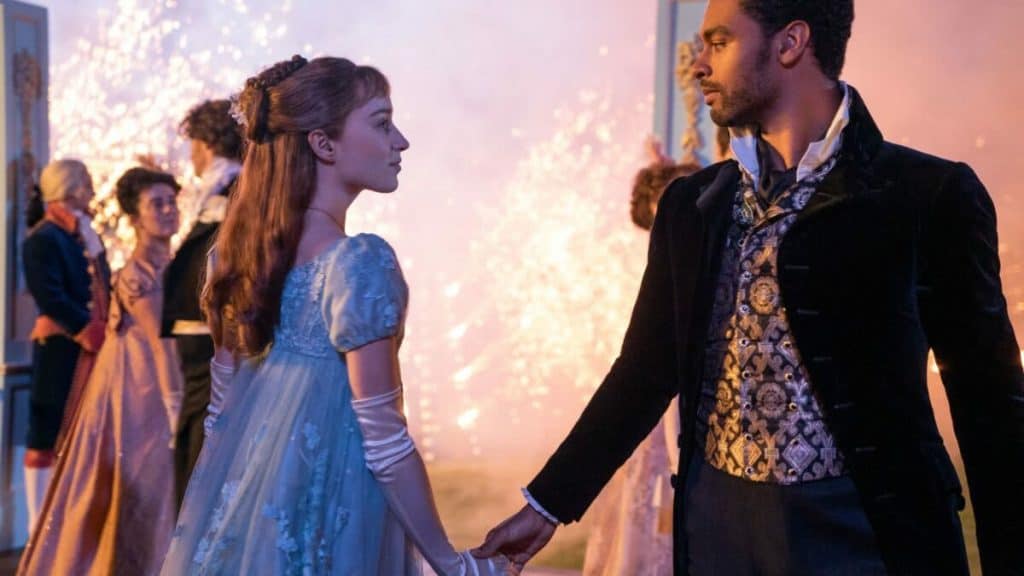 Cena de 'Bridgerton', série da Netflix. Imagem: Netflix/Divulgação