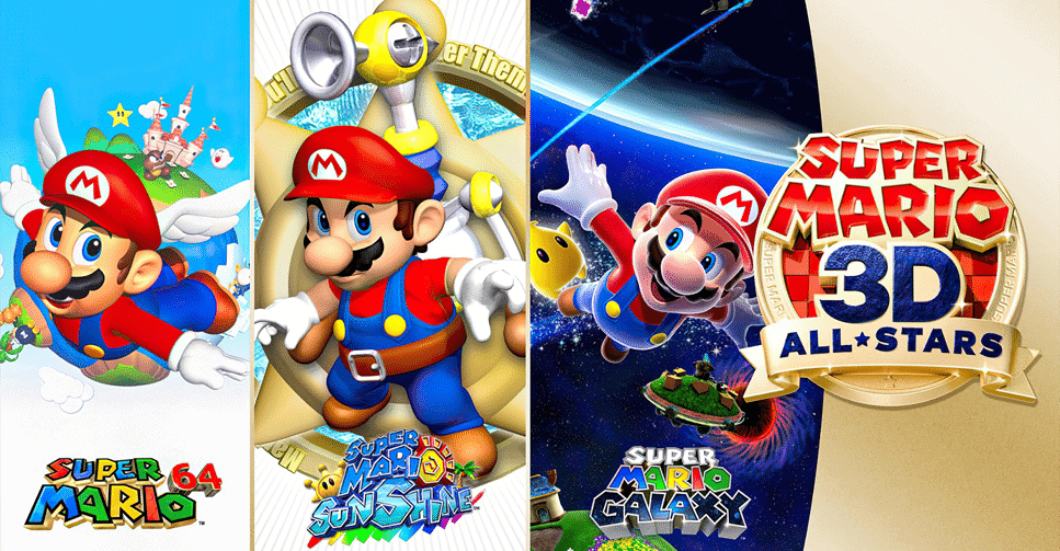 Coletânea de jogos 'Super Mario 3D All Stars'. Imagem: Nintendo/Divulgação