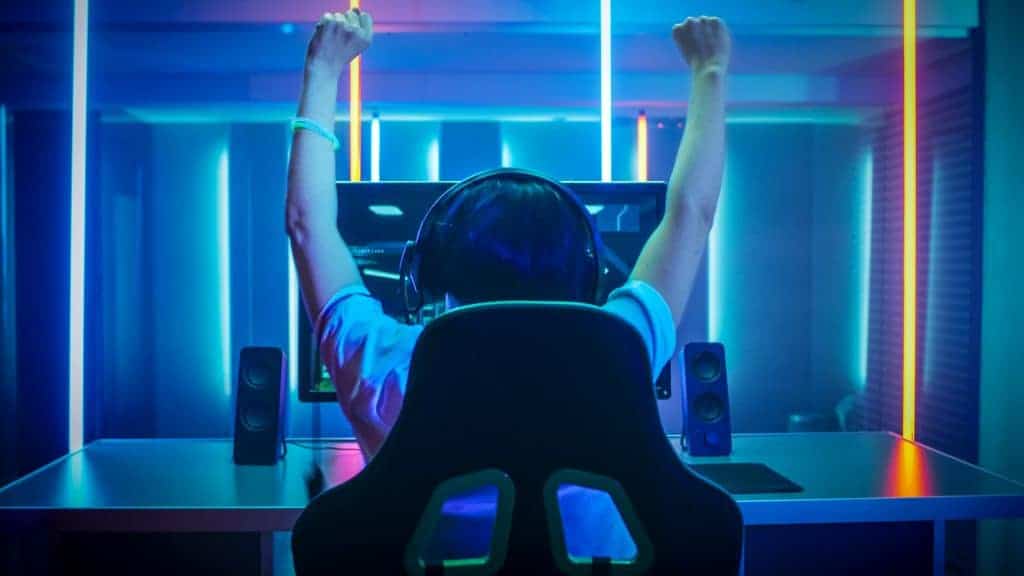 Gamer. Imagem: Shutterstock