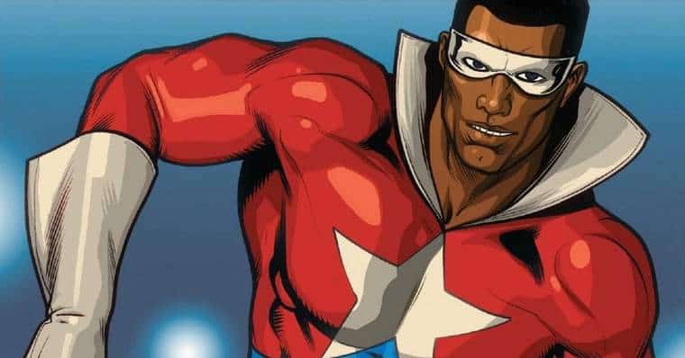 Lemar Hoskins como Estrela Negra (ou Battlestar). Imagem: Marvel Comics/Reprodução