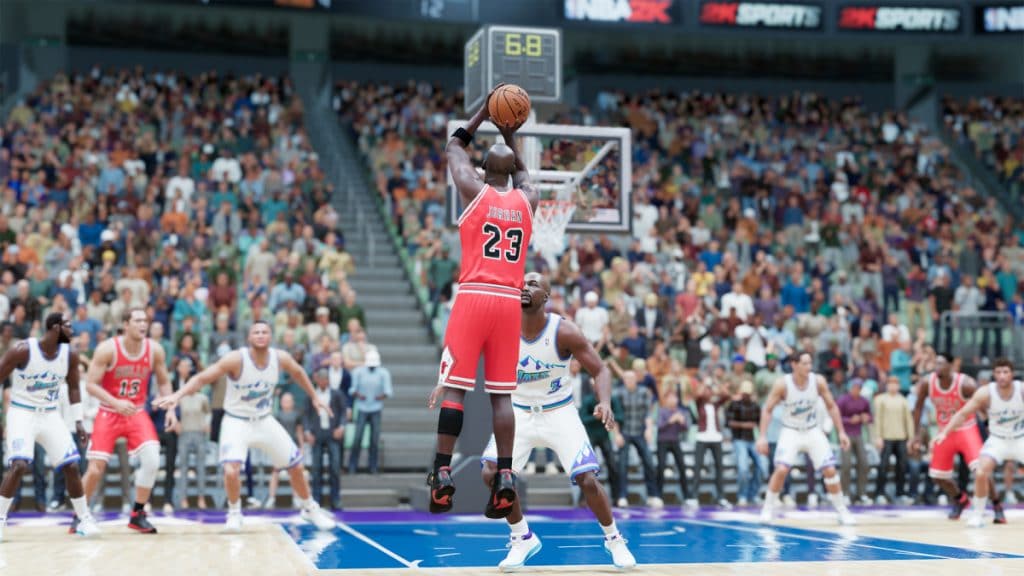 Michael Jordan se prepara para fazer história - dessa vez no game 'NBA 2k21'. Imagem: 2K/Divulgação