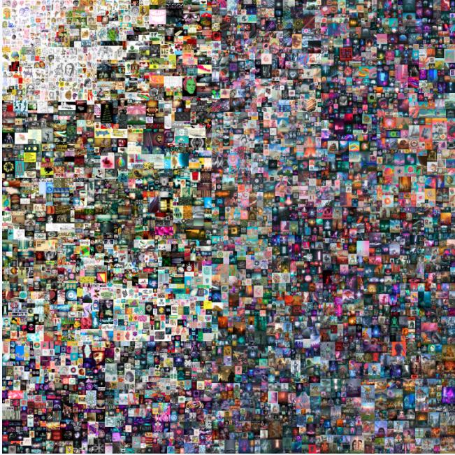 Obra de arte digital Everydays - The First 5000 Days, do designer Beeple