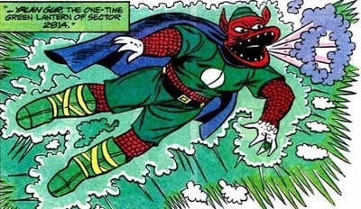 Yalan Gur na HQ Lanterna Verde #19. Imagem: DC Comics/Reprodução