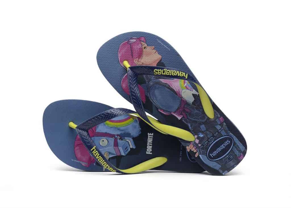 Havaianas Fortnite: marca lança linha baseada no game. Imagem: Divulgação