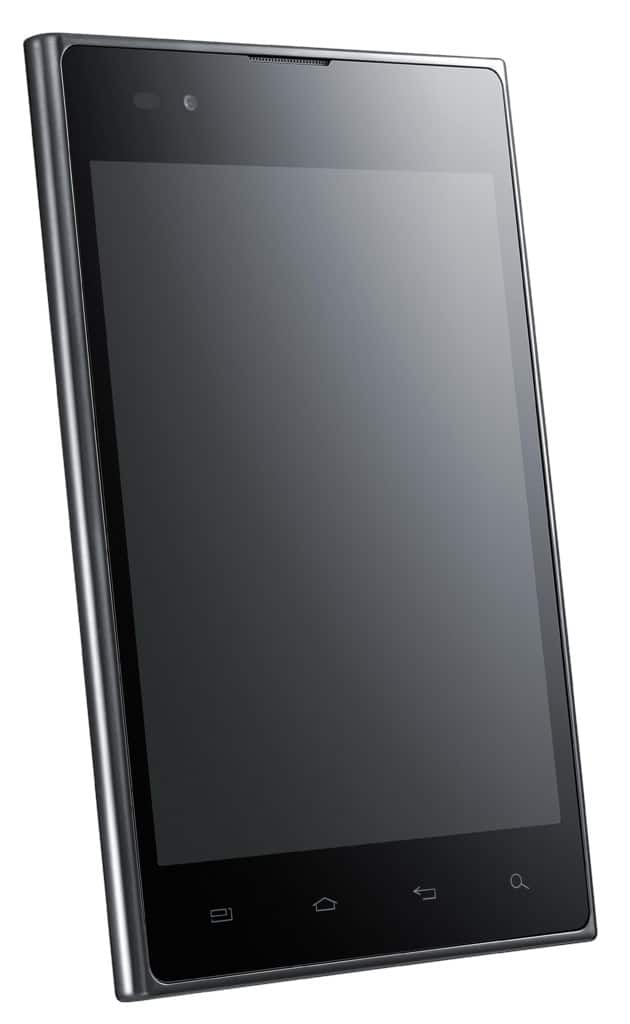 Smartphone LG Optimus VU visto de frente