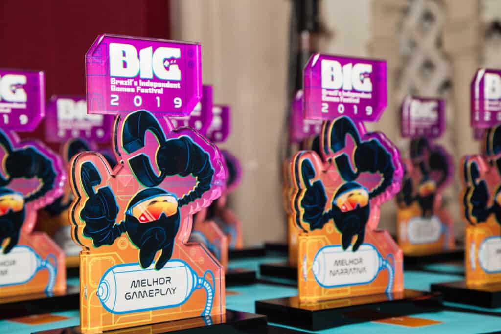 Premiações de jogos indies ocorrerão normalmente no BIG Festival 2021, mesmo em forma digital. Imagem: Divulgação