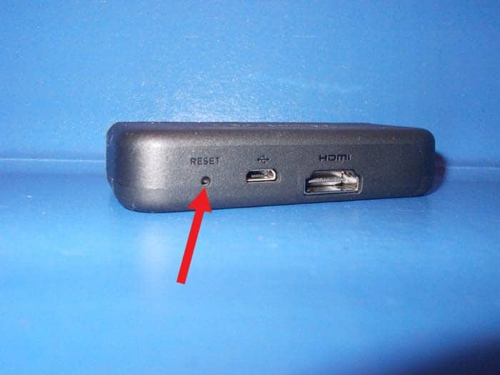 Parte traseira de um aplicativo Roku 