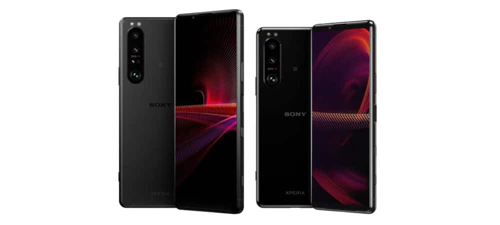 Smartphones Sony Xperia 1 III e Xperia 5 III
