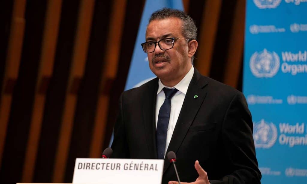 Tedros Adhanom, diretor-geral da Organização Mundial da Saúde
