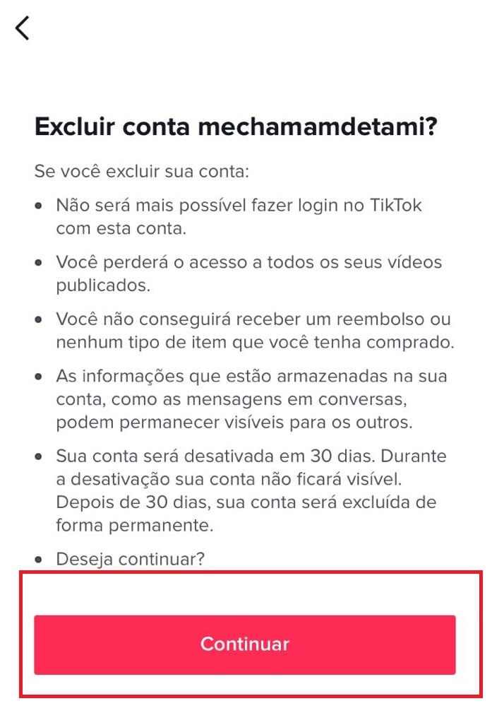 Saiba como excluir sua conta do TikTok. Imagem: Olhar Digital