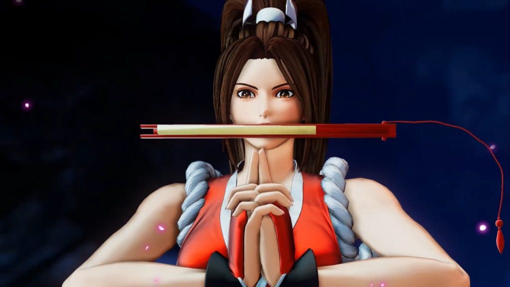 Mai Shiranui em 'The King of Fighters XV'. Imagem: SNK/Reprodução