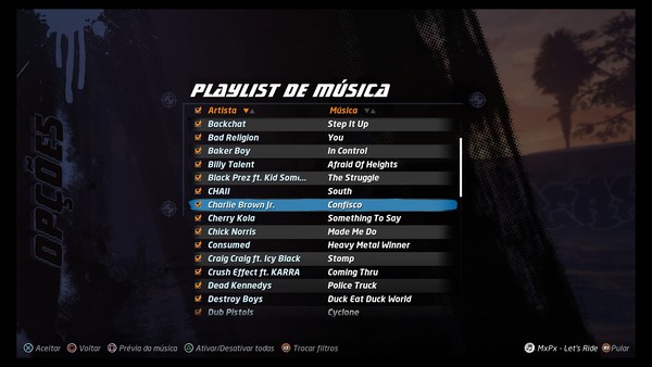 Playlist de músicas do novo jogo de 'Tony Hawk' tem Charlie Brown Jr.
