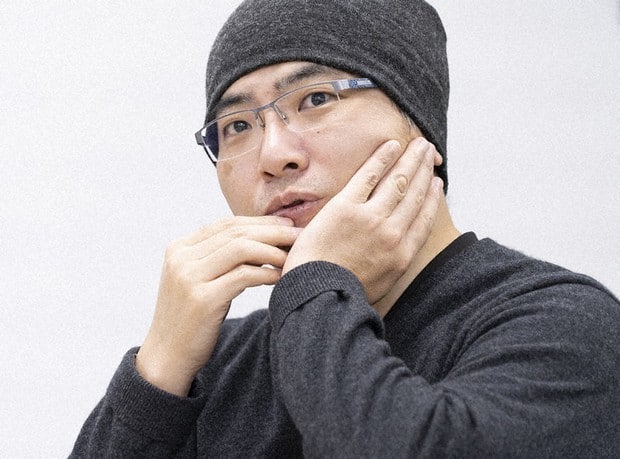O mangaká Kentaro Miura. Imagem: Junichi Saji/Cortesia da Hakusensha