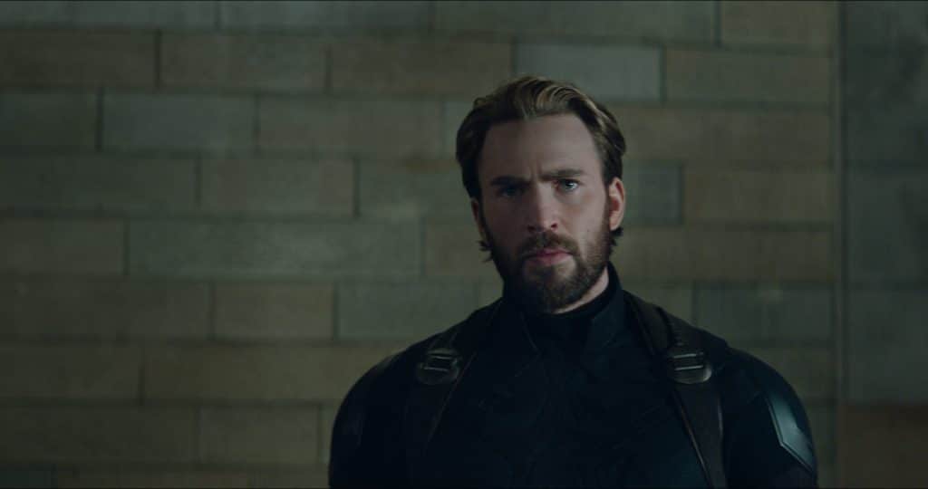 Steve Rogers faz entrada icônica em 'Guerra Infinita'. Imagem: Marvel Studios/Divulgação