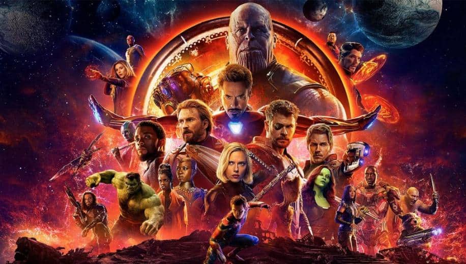 Cartaz oficial de 'Vingadores: Guerra Infinita'. Imagem: Marvel Studios/Divulgação