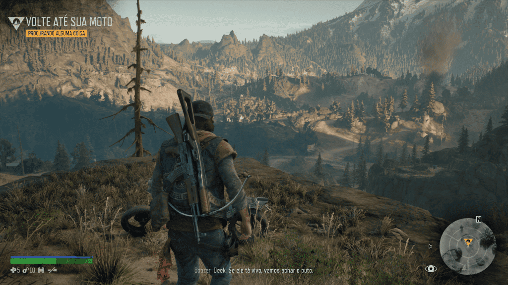 'Days Gone' para PC chega com boa otimização. Imagem: Bend Studio/Reprodução