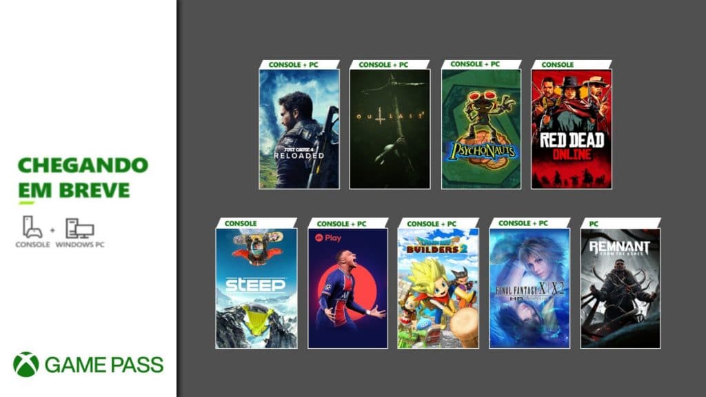 Em maio no Xbox Game PassRed Dead Online, Final Fantasy X/X-2, FIFA 21 e mais. Imagem: Divulgação