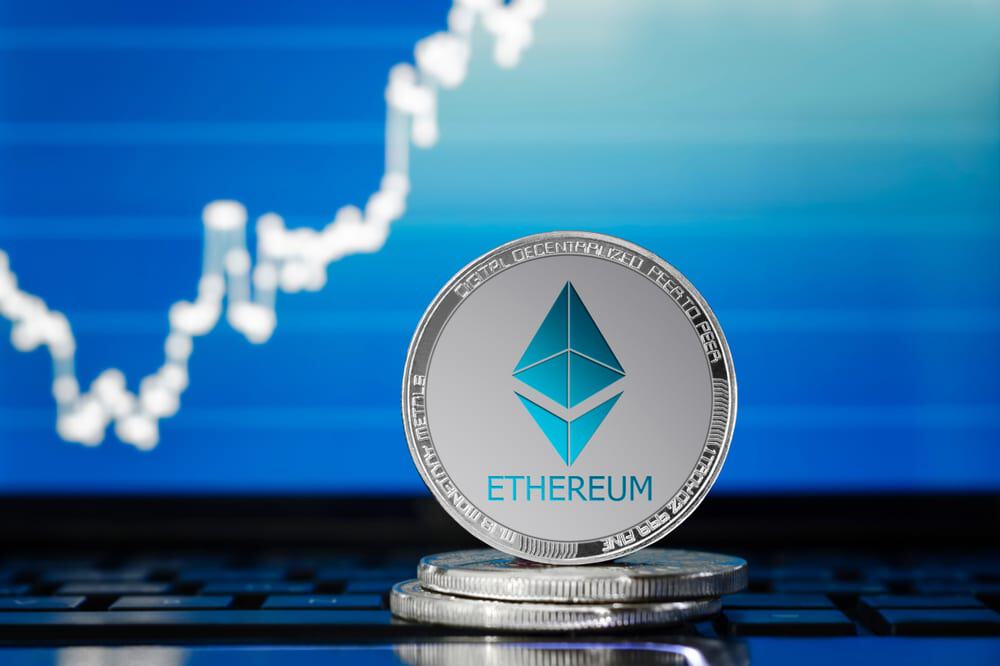 Ilustração da criptomoeda Ethereum