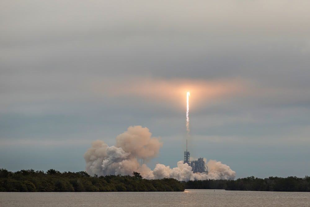 Lançamento defoguete Falcon 9, da SpaceX