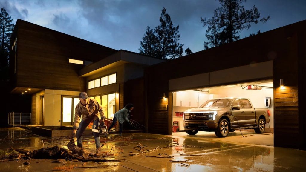 Ford revela sua primeira picape elétrica, a F-150 Lightning. Imagem: Ford/Divulgação