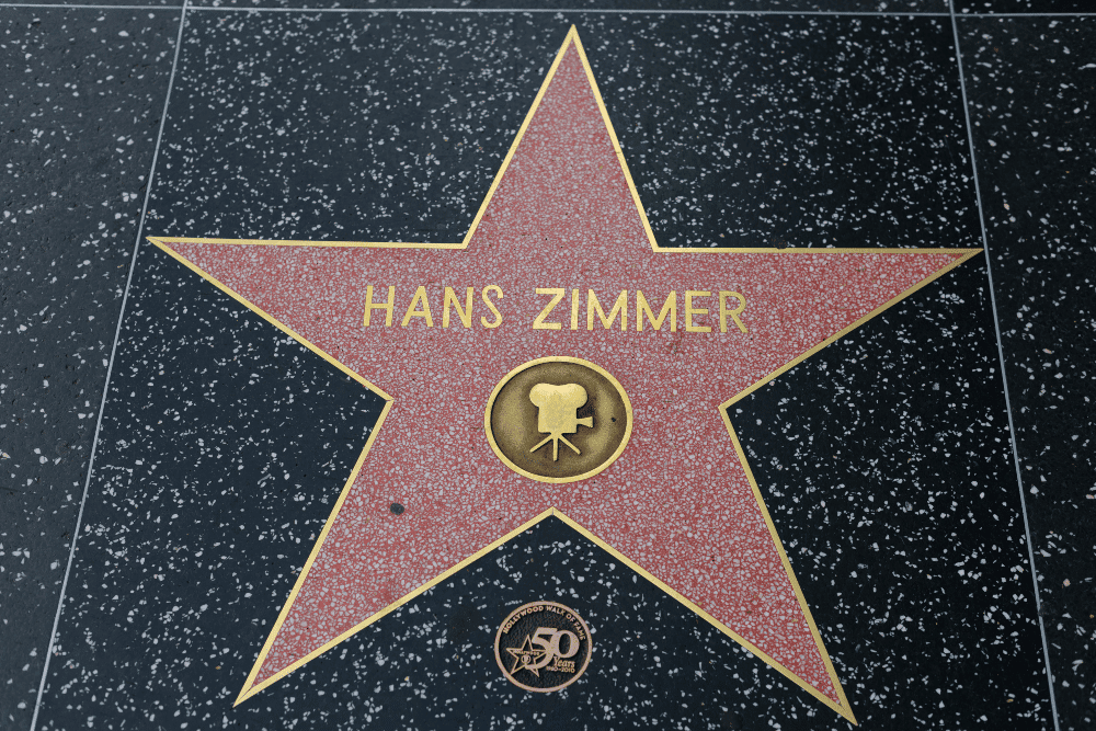 Estrela de Hans Zimmer na Calçada da Fama, em Hollywood